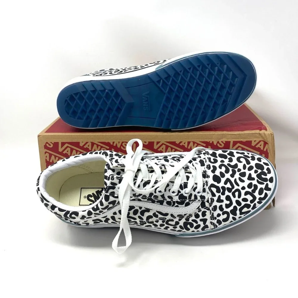 VANS Sneakers Men's VN0A4U154TJ Old Skool Stacked Uv Inc Platform Leopard Canvas - Picture 2 of 12